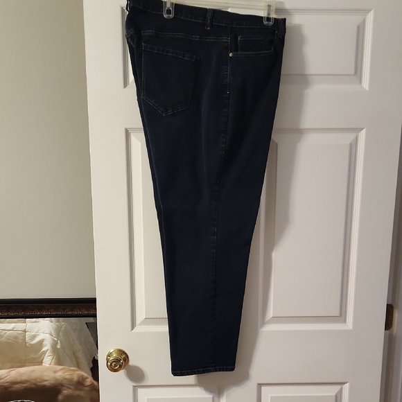 Gloria Vanderbilt Dark Blue Straight Leg Jeans - Picture 1 of 5